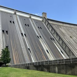 Shasta Dam - On the tour you get to walk near the bottom of the dam