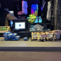 The snack selection