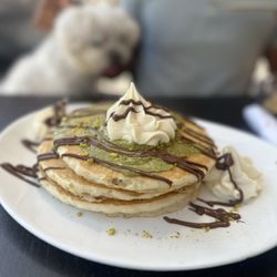 The Skillet by Sal - Pistachio pancakes