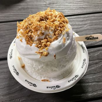 Wailua Shave Ice - Triple coconut! So delicious! - Shaved Ice Near Me - Kapaa, Hawaii Wailua Shave Ice - Triple coconut! So delicious! - Shaved Ice Near Me - Kapaa, Hawaii
