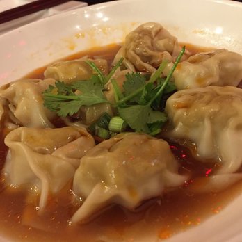 Skyview Noodle & Tea - Wontons in chili sauce - Noodles Near Me - Pittsburg, California Skyview Noodle & Tea - Wontons in chili sauce - Noodles Near Me - Pittsburg, California