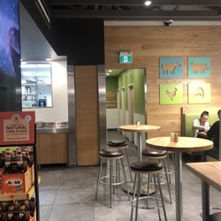 A&W - Sitting area leading to washrooms