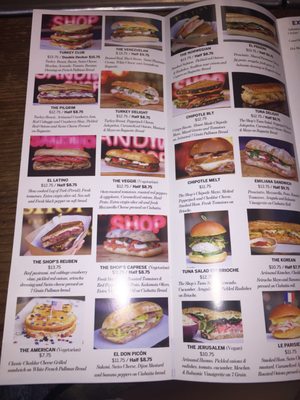 Menu photo 4 The Sandwich Shop Brooklyn, NY Menu photo 4 The Sandwich Shop Brooklyn, NY