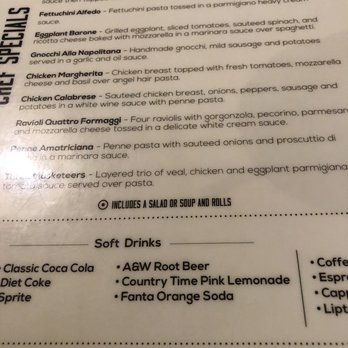 La Pizzeria - Lunch menu - Italian Near Me - Margate, Florida