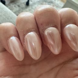 My cuticles only after a couple of days, also the shaping isn't that great. (Full set with $20 tip- $90 not worth it) My cuticles only after a couple of days, also the shaping isn't that great. (Full set with $20 tip- $90 not worth it)