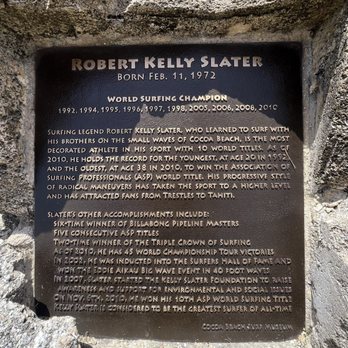 Kelly Slater Statue - Landmarks & Historical Buildings Near Me - Cocoa Beach, Florida Kelly Slater Statue - Landmarks & Historical Buildings Near Me - Cocoa Beach, Florida