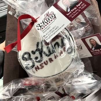 3 King Insurance - 3 King Insurance Logo cookies created by our local Burleson Bakery, Sweet Imaginations. - Auto Insurance Near Me - Burleson, Texas 3 King Insurance - 3 King Insurance Logo cookies created by our local Burleson Bakery, Sweet Imaginations. - Auto Insurance Near Me - Burleson, Texas