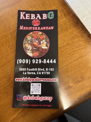 Menu photo 4 Kebab G Stop La Verne, CA Menu photo 4 Kebab G Stop La Verne, CA