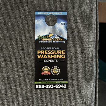1. AL’S Super Clean Pressure Washing