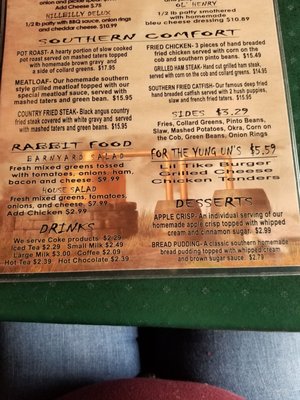 Menu photo 2 Hillbilly's Restaurant Sevierville, TN Menu photo 2 Hillbilly's Restaurant Sevierville, TN