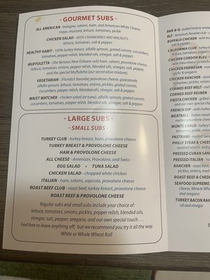 Menu photo 1 Penny Hill Subs Vero Beach, FL Menu photo 1 Penny Hill Subs Vero Beach, FL