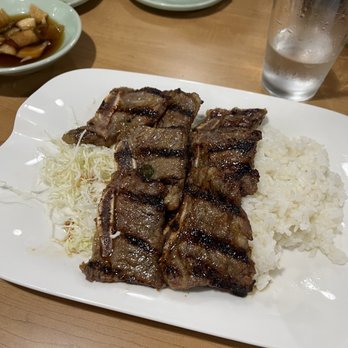 Ireh Restaurant - Kalbi plate (also missing a few pieces ) - Korean Near Me - Honolulu, Hawaii Ireh Restaurant - Kalbi plate (also missing a few pieces ) - Korean Near Me - Honolulu, Hawaii
