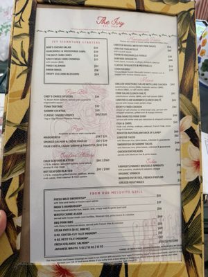 Menu photo 1 The Ivy Los Angeles, CA