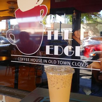 On The Edge - Iced Carmel Latte - Coffee & Tea Near Me - Clovis, California On The Edge - Iced Carmel Latte - Coffee & Tea Near Me - Clovis, California
