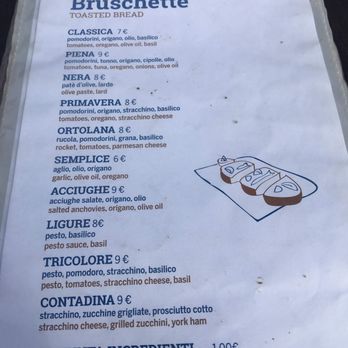 Nessun Dorma - Menu page - Tapas/Small Plates Near Me - Manarola, SP Nessun Dorma - Menu page - Tapas/Small Plates Near Me - Manarola, SP