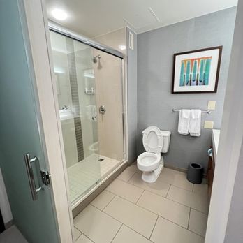 Hyatt Place Denver/Cherry Creek - Entering the giant bathroom - Hotels Near Me - Glendale, Colorado Hyatt Place Denver/Cherry Creek - Entering the giant bathroom - Hotels Near Me - Glendale, Colorado
