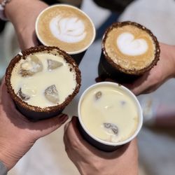 Madagascar + Sea Salt Latte + Butterscotch Latte