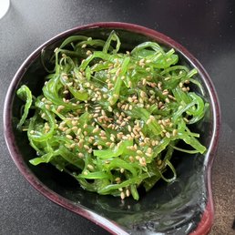 Seaweed salad, a bit small for the price