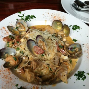 Rock'N Fish - Seafood jambalya w rice to soak up the sauce! - Seafood Near Me - Manhattan Beach, California Rock'N Fish - Seafood jambalya w rice to soak up the sauce! - Seafood Near Me - Manhattan Beach, California