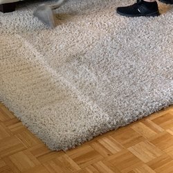 Squeaky Clean Carpet & Upholstery Cleaning - Living room area rug