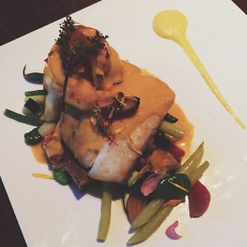 Lupo - Halibut and Prawn with Hollandaise - Italian Near Me - Vancouver, British Columbia Lupo - Halibut and Prawn with Hollandaise - Italian Near Me - Vancouver, British Columbia