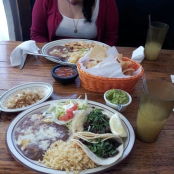 Cinco De Mayo - Tacos, beans, rice, chips and salsa, shrimp tostada, grilled onions, horchata, guacamole = bomb! - Mexican Near Me - Long Beach, California Cinco De Mayo - Tacos, beans, rice, chips and salsa, shrimp tostada, grilled onions, horchata, guacamole = bomb! - Mexican Near Me - Long Beach, California