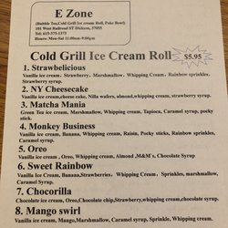Ezone - Menu front