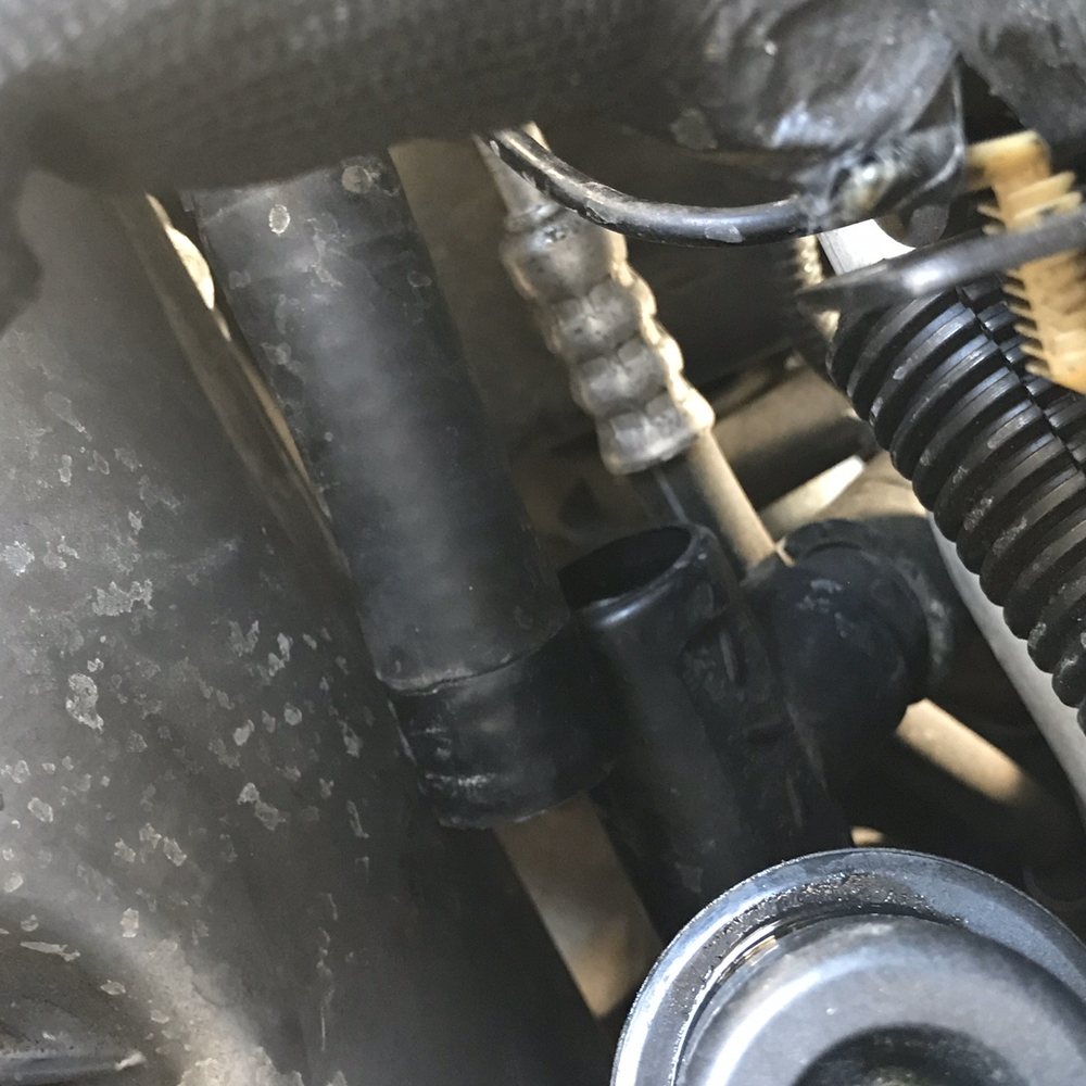 Beta Automotive Superstore - Shows hose popped out the plastic 3 way adapter. Should be a solid metal 3waypipe meeting the hose with clamps. - Used Car Dealers Near Me - Livermore, California Beta Automotive Superstore - Shows hose popped out the plastic 3 way adapter. Should be a solid metal 3waypipe meeting the hose with clamps. - Used Car Dealers Near Me - Livermore, California