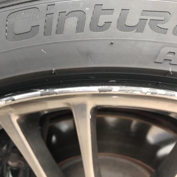 Discount Tire - More views of rim damage by Discount Tire at Country Club & Baseline in Mesa AZ - Tires Near Me - Mesa, Arizona