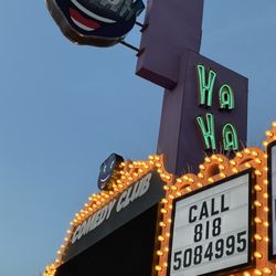 Haha Cafe Comedy Club - The entrance
