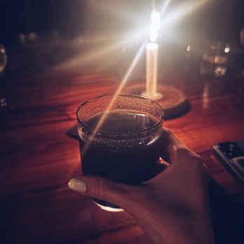ARCA - Mestizo Margarita - used sour orange which is native to Tulum and recado negro syrup to give it the black coloring. DELICIOUS! - Cocktail Bars Near Me - Tulum, ROO