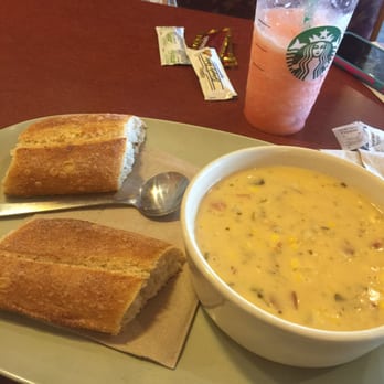 Panera Bread - Summer corn chowder! My favorite! - Sandwiches Near Me - Fairview Heights, Illinois Panera Bread - Summer corn chowder! My favorite! - Sandwiches Near Me - Fairview Heights, Illinois