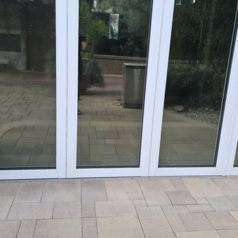 California Smartscape - Pool & Landscape Design & Build - Drainage hole of the sliders are below the paver install; not above. - General Contractors Near Me - Poway, California
