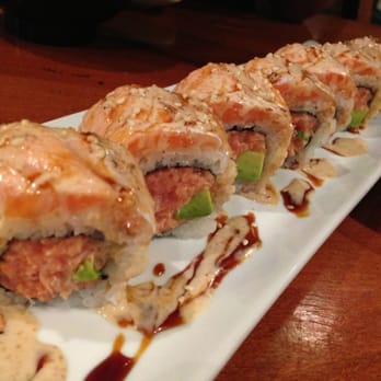 Sushi World - white dragon roll - Sushi Bars Near Me - Cypress, California