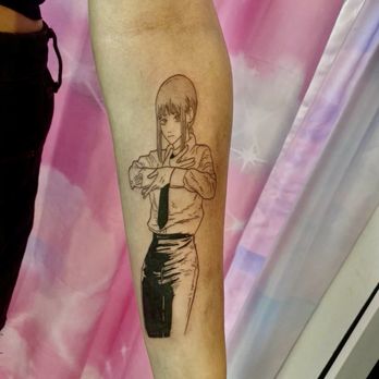 Heartless Tattoos - Makima manga tattoo - Tattoo Near Me - Los Angeles, California Heartless Tattoos - Makima manga tattoo - Tattoo Near Me - Los Angeles, California