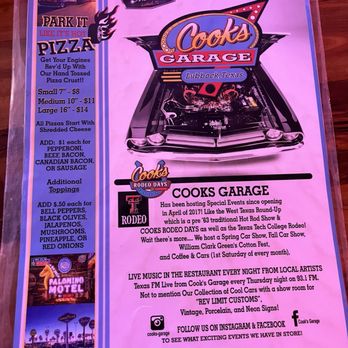 Cook's Garage - New American Near Me - Lubbock, Texas