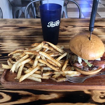 SOB Burgers - The Voodoo burger was good! Cool atmosphere and my server Lindsay was awesome! - Burgers Near Me - Bradenton, Florida