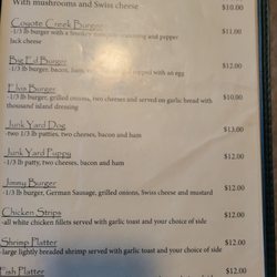 Elvis's Bar and Grill - Burgers, chicken strips, platters