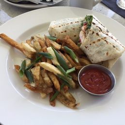 Prawns in those wraps!