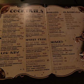 Meteor - Menu - January 2024 - Bars Near Me - Minneapolis, Minnesota