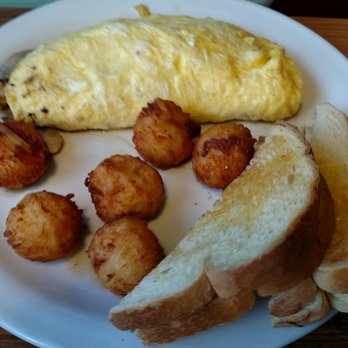 Denny's - The ham and cheese omelette, and the hash brown and bacon balls, not quite sure what they're called. - American Near Me - West Columbia, South Carolina Denny's - The ham and cheese omelette, and the hash brown and bacon balls, not quite sure what they're called. - American Near Me - West Columbia, South Carolina