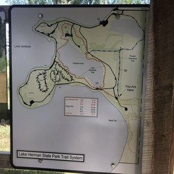 Lake Herman State Park - Map