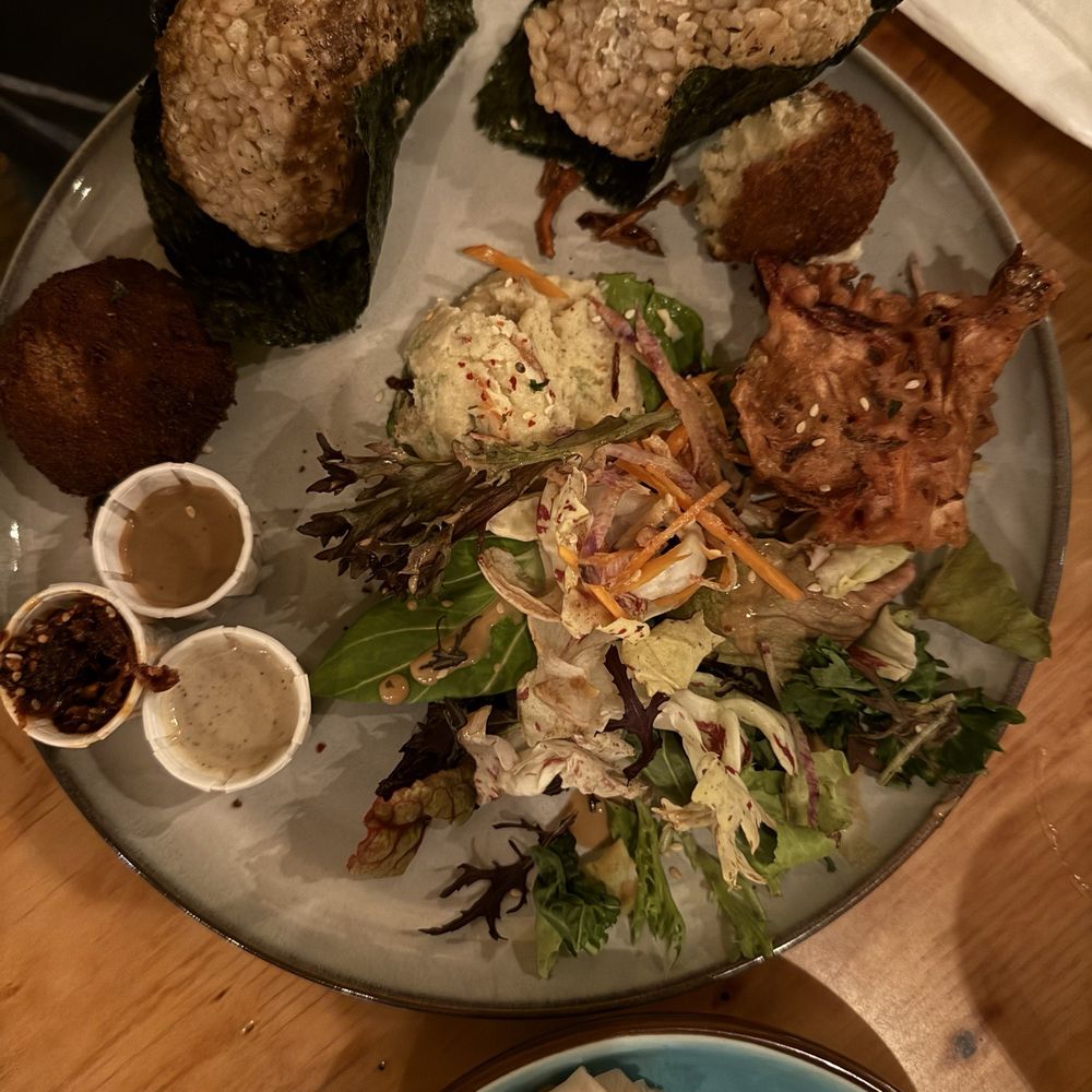 Obon Shokudo - the combo (now with gluten-FULL kakiage-) - Japanese Near Me - Portland, Oregon Obon Shokudo - the combo (now with gluten-FULL kakiage-) - Japanese Near Me - Portland, Oregon