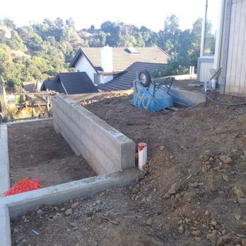 Long's Concrete - terraced walls at steeper native soils - General Contractors Near Me - Castro Valley, California Long's Concrete - terraced walls at steeper native soils - General Contractors Near Me - Castro Valley, California