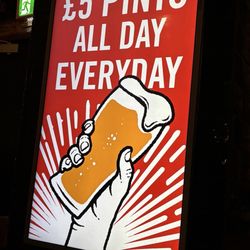 Long Arm Pub & Brewery - Pricing
