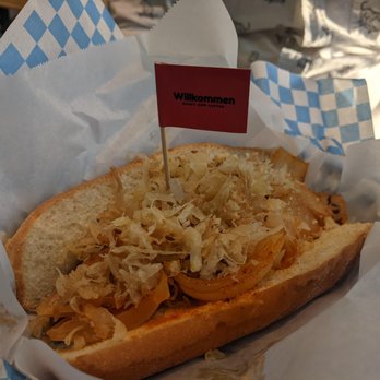 Willkommen - SF Style Wurst ($11) - 4 stars. Good. Take note, if you're super hungry this won't be enough food. Tue dinner 2021-09-28 - German Near Me - San Francisco, California Willkommen - SF Style Wurst ($11) - 4 stars. Good. Take note, if you're super hungry this won't be enough food. Tue dinner 2021-09-28 - German Near Me - San Francisco, California