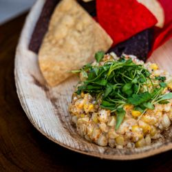 Rose & Thorn - CLOSED - Elote small plate offering at Rose & Thorn