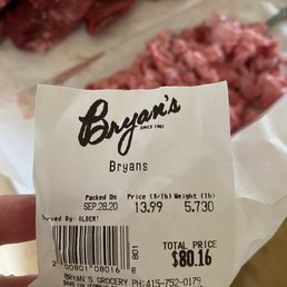 Receipt for Stew Meat Receipt for Stew Meat