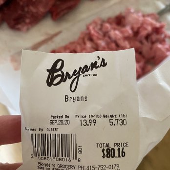 Bryan's Grocery - Receipt for Stew Meat - Grocery Near Me - San Francisco, California Bryan's Grocery - Receipt for Stew Meat - Grocery Near Me - San Francisco, California
