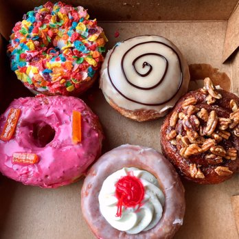 Montclair Bread Company - (Left to right) Fruity pebbles, Nutella, and bourbon pecan. 2 mind row: cranberry orange and tres leches (THE BEST ONE) - Bakeries Near Me - Montclair, New Jersey Montclair Bread Company - (Left to right) Fruity pebbles, Nutella, and bourbon pecan. 2 mind row: cranberry orange and tres leches (THE BEST ONE) - Bakeries Near Me - Montclair, New Jersey